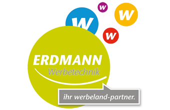 Firmenlogo von Erdmann Werbetechnik aus Buxtehude, in Niedersachsen.